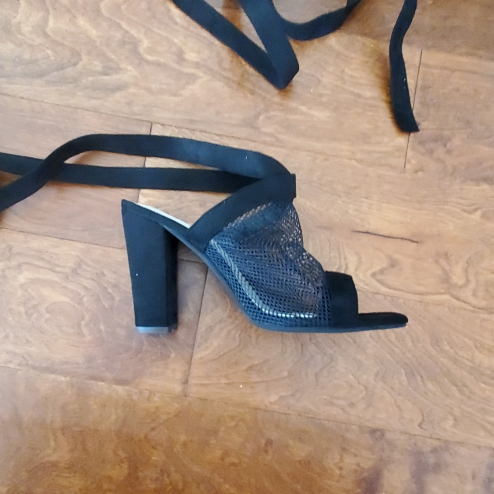 Sexy ankle wrap heels